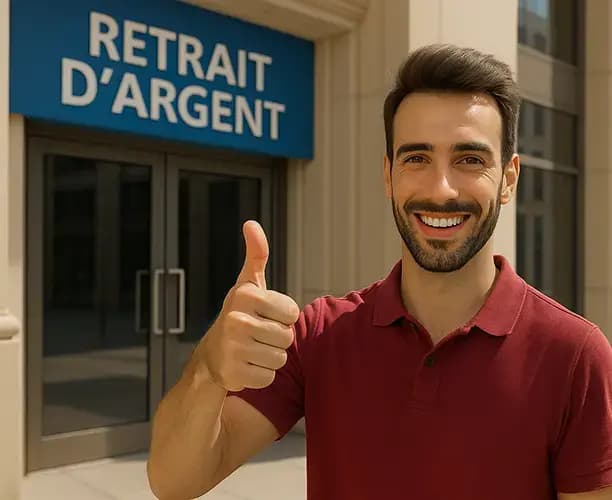 Transfert d'argent avec retrait en Cash